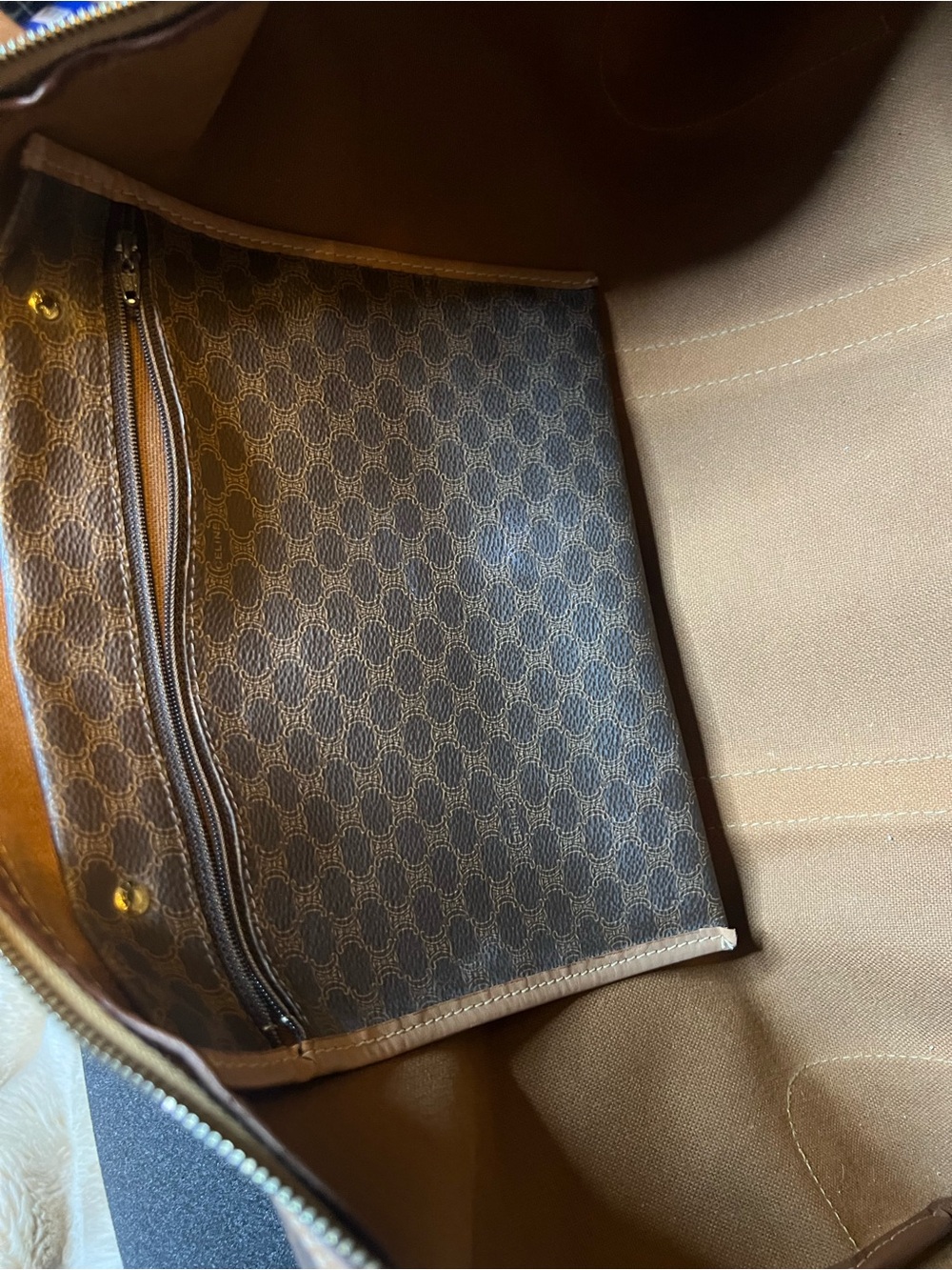 Celine Triomphe Macadam Boston weekend travel bag (MSRP $2,700) - Picture 10 of 10